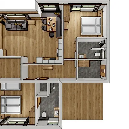 דירה Montepart Zillertal היינצנברג